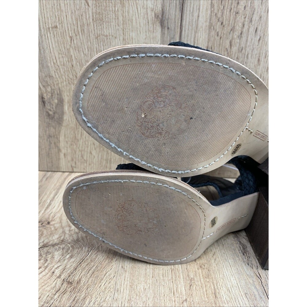 Vince Camuto Womens Kolema Block Heel Sandal Shoes Strap back Black  Size US 9M - Picture 13 of 16